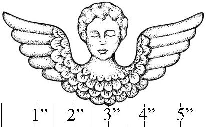 Large Angel Head