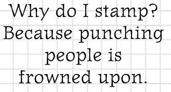 Punching Frowned Upon